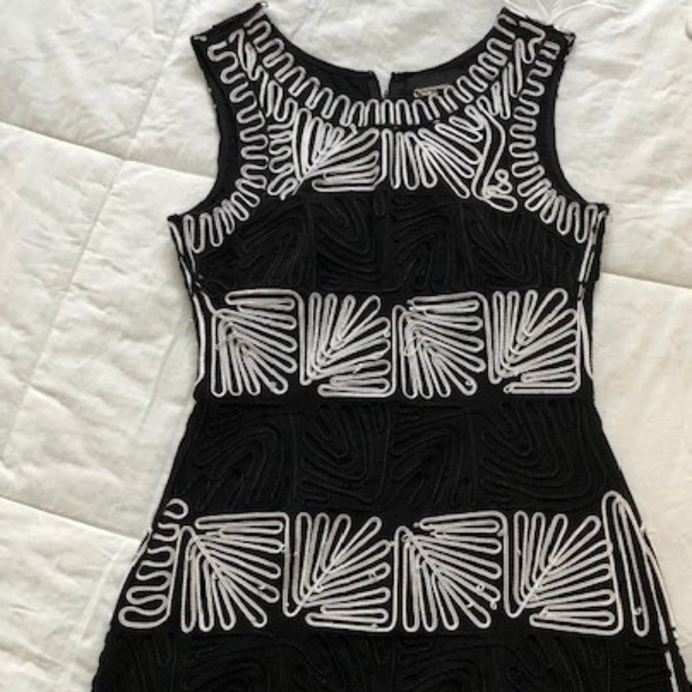 Black and White cocktail dress
